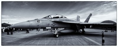 F18 in Black & White