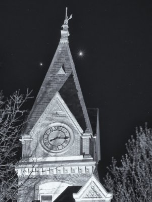 Courthouse with Venus and Jupiter