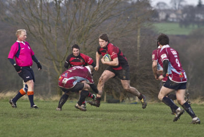 This tackle's gonna hurt!