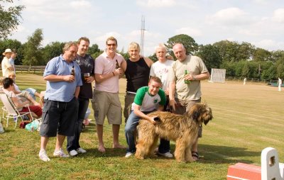 seven men and a dog