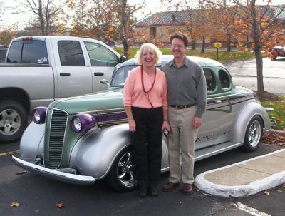 Deb & Chuck and their '37 Dodge
