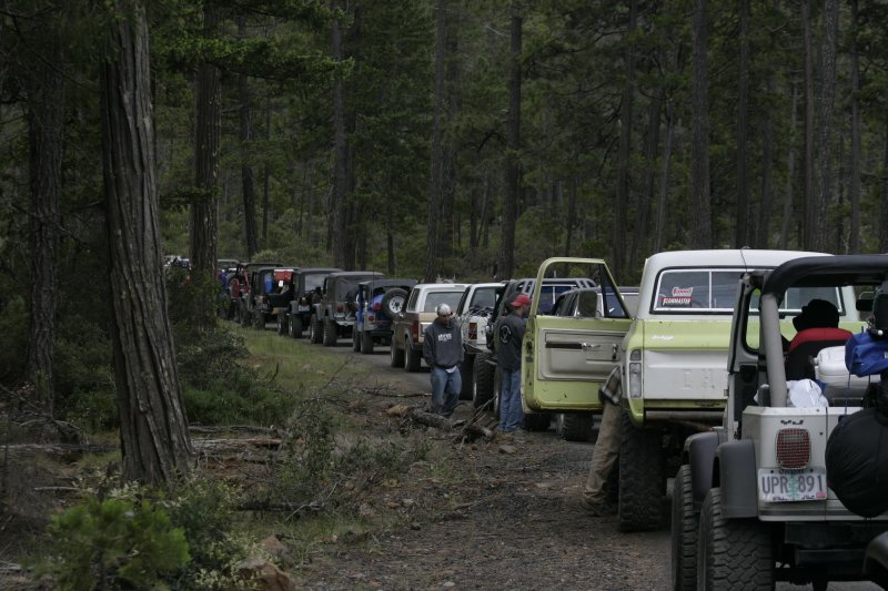 McGrew Trail staged and waiting