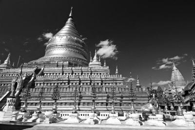 Burma black and white