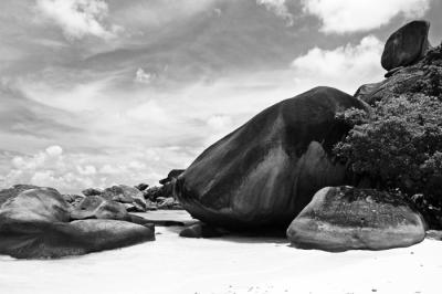 Similan Islands black and white