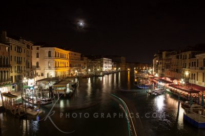 Venice from Rialto Bridge View