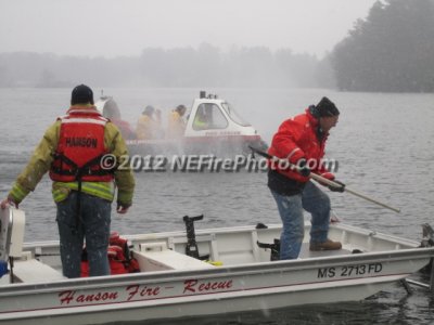 02/11/2012 Ice Water Rescue Drill Hanson MA