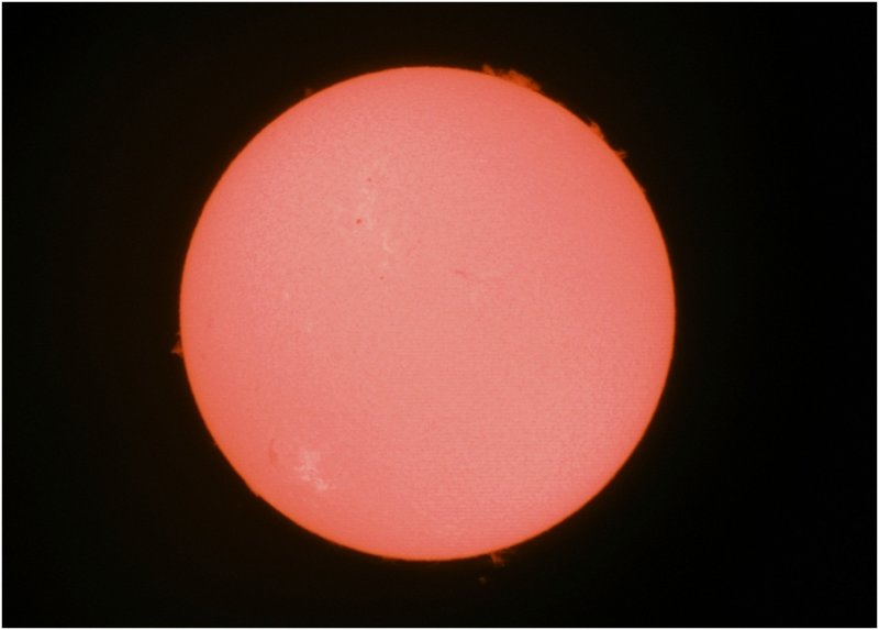 The Sun in H Alpha, 17 April 2011
