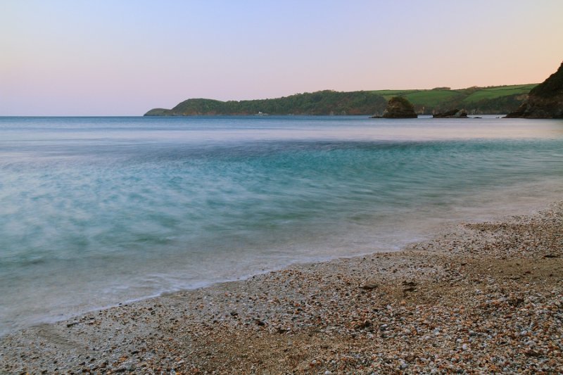 Charlestown beach, view towards Black Head