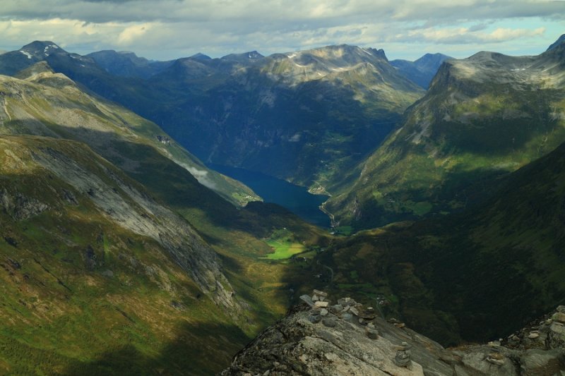 Geirangerfjord, from the Dalsnibba viewpoint