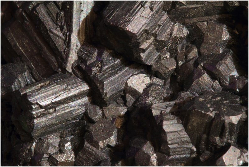 Macro - bournonite crystals