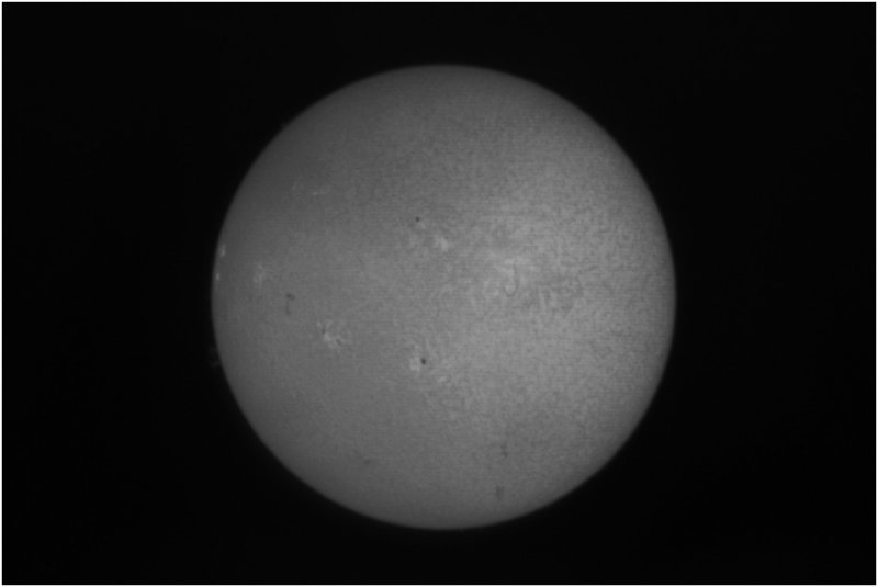 The Sun in H-alpha - 6 June 2012 (i.e. missed the transit of Venus!)