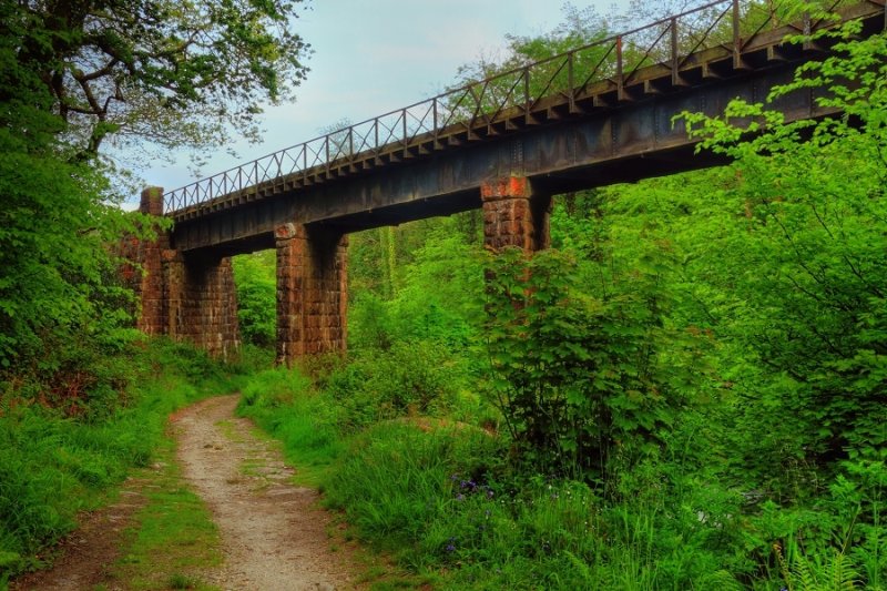 Railway bridge & footpath
