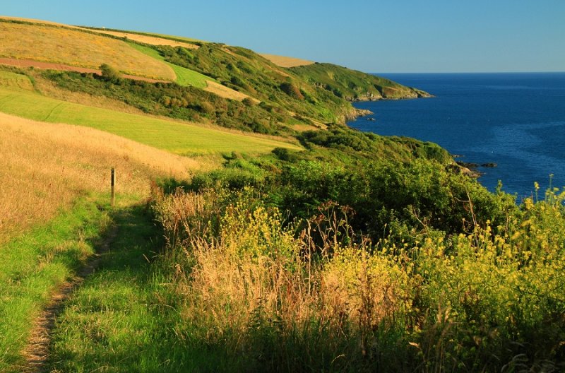 Part of the South West Coastal Path, above Polkerris