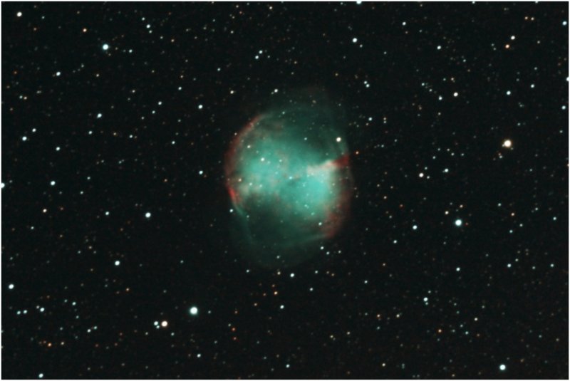 The Dumbbell Nebula, M27, In Vulpecula
