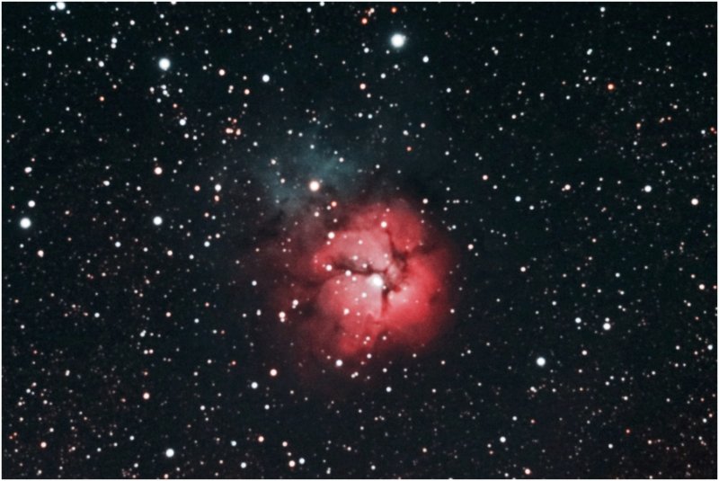 The Trifid Nebula, M20, in Sagittarius