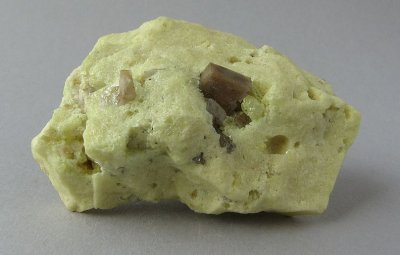 Anglesite in Sulfur