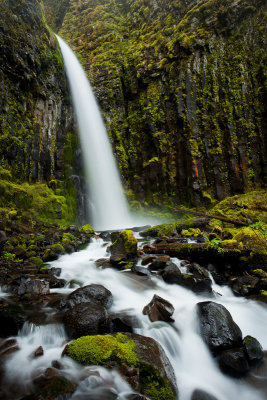 Dans les gorges du                        fleuve Columbia