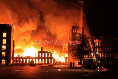 Woonsocket RI - 8 Alarm Mill Fire; 186 Fairmount St. - June 7, 2011