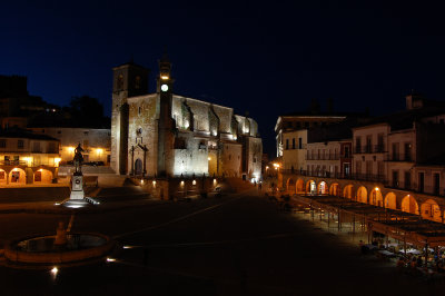 View from our room in Hotel Nuria in Trujillo