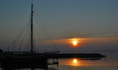 Solnedgang Nibe Havn