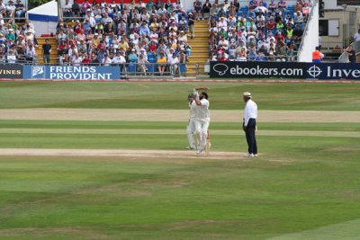 England Pakistan Cricket. Headingley Test match, Leeds. August 2006.