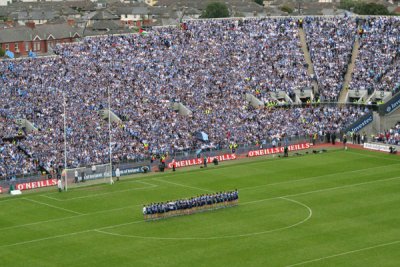 Dublin versus Westmeath. August 2006. Gaelic Football.
