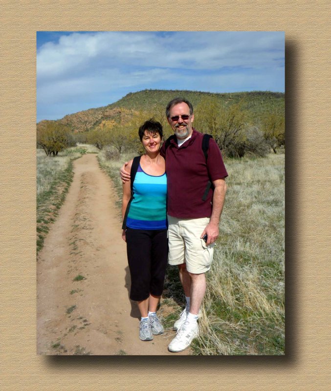 Diane &  Sandy on Garden Valley Loop Trail