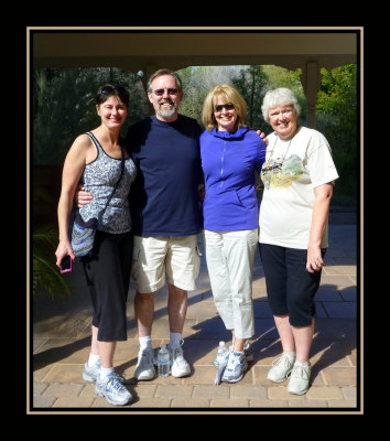 Diane, Sandy, Coleen &  Debi at Arboretum