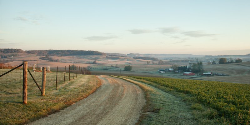 View from Morrison Cemetery