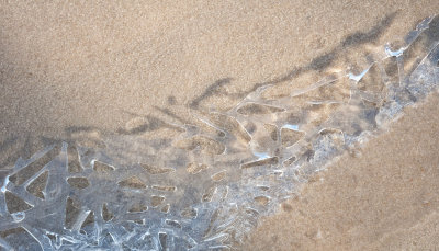 Shoreline Ice and Sand 