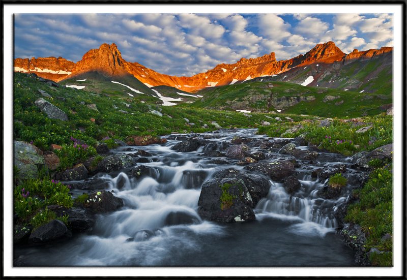 First Light in Ice Lake Basin