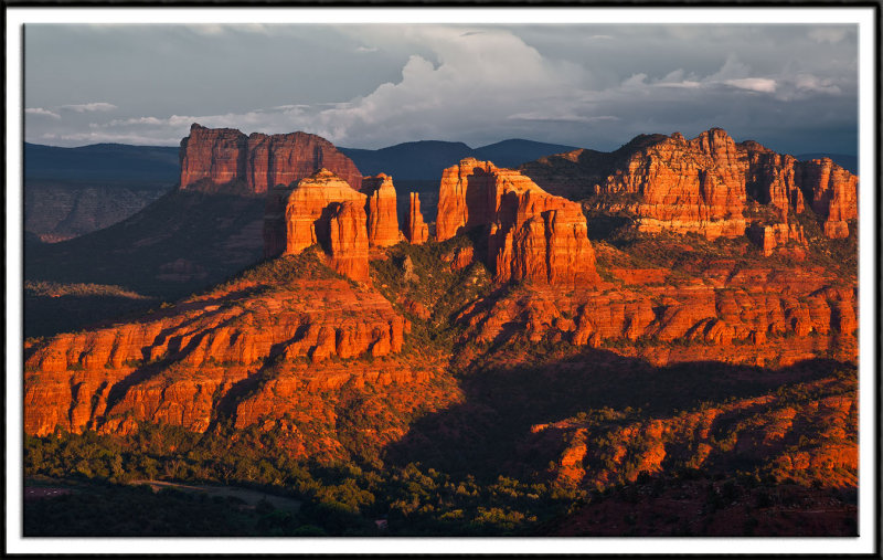 Monsoon Light  on Cathedral Rock