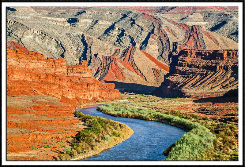 The San Juan River and Raplee Anticline