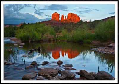 Last Light On Cathedral Rock