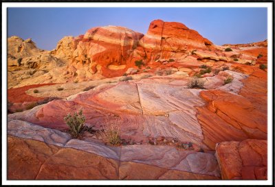 Colorful Sandstone Formation