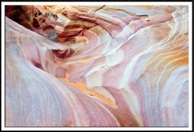 Sandstone Swirls in Pink Canyon