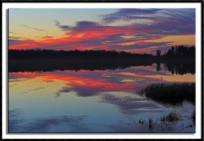 Sunset at Crex Meadows III