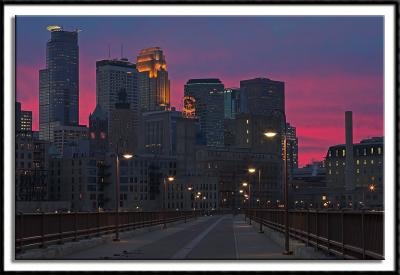 Sunset Over Minneapolis II