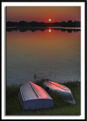 Sunset on Golden Pond