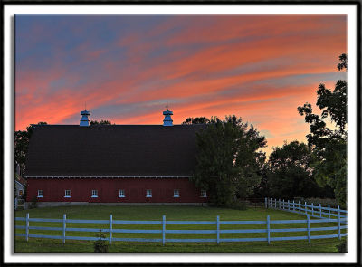 Sunset on the Farm