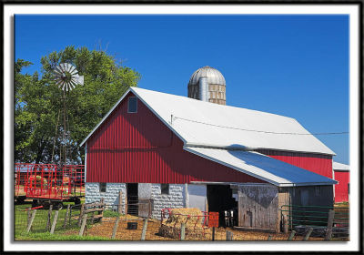 Freshly Painted Barn