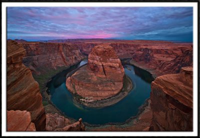 Pre-Dawn View Of Horseshoe Bend