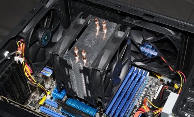 Cooler with Push/Pull fans