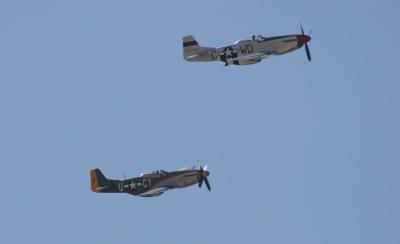 Two P-51s