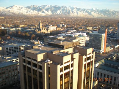 View of Salt Lake from American Towers