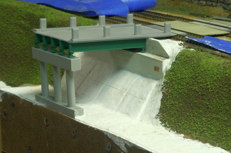 Road bridge close-up
