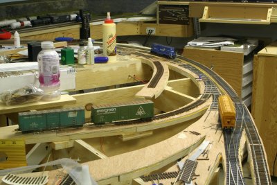 Advancing onto the first set of warehouse tracks