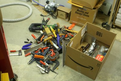 Pile o' tools!