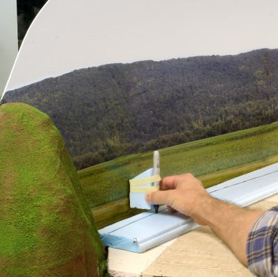 Scribing the foam