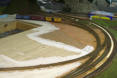 Final ground in place and all cracks filled